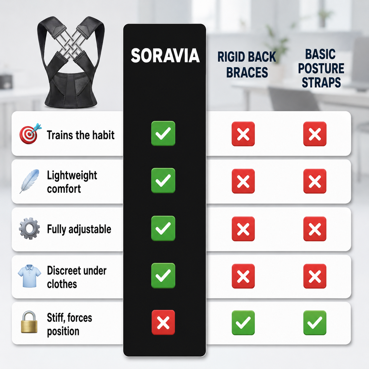 Soravia Posture Corrector